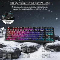 Attack Shark X87 Ultra 8K Wireless Mechanical Gaming Keyboard Forged Carbon | Tri-Mode | Hot-Swappable | RGB | 10,000mAh Battery - Image 5