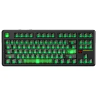 Attack Shark X87 Ultra 8K Wireless Mechanical Gaming Keyboard Shadow Jade | Tri-Mode | Hot-Swappable | RGB | 10,000mAh Battery