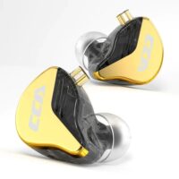 CCA CRA+ (CRA Plus) Wired In-Ear Monitor Upgraded 10mm Dynamic Driver Hi-Res IEM Earphones with HD Mic & 3.5mm Jack