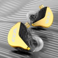 CCA CRA+ (CRA Plus) Wired In-Ear Monitor Upgraded 10mm Dynamic Driver Hi-Res IEM Earphones with HD Mic & 3.5mm Jack - Image 6