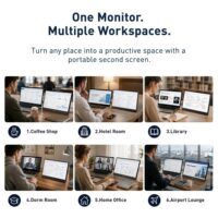 KOORUI E1512A 15.6" FHD Portable Monitor | IPS | 1920×1080 | 60Hz | USB-C | HDMI 1.4 | FreeSync | HDR - Image 5