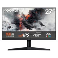 KOORUI G2711V 27" FHD Gaming Monitor | IPS Panel | 180Hz | 1ms | 1920×1080 | Adaptive Sync