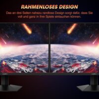 KOORUI G2711X 27" 240hz Gaming Monitor FHD 1080p, IPS Panel, 1ms Response Time, Adaptive sync 3-Sided Frameless,Ultra Slim,VESA,DP HDMI - Image 5