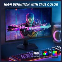 KOORUI GN06 27" FHD Gaming Monitor | IPS | 165Hz 180Hz | 1ms | 90% DCI-P3 | Adaptive Sync | Black - Image 7