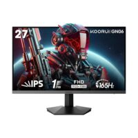 KOORUI GN06 27" FHD Gaming Monitor | IPS | 165Hz 180Hz | 1ms | 90% DCI-P3 | Adaptive Sync | Black