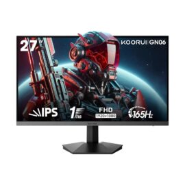KOORUI GN06 27" FHD Gaming Monitor | IPS | 165Hz 180Hz | 1ms | 90% DCI-P3 | Adaptive Sync | Black