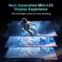 KTC M27T6 27" WQHD Mini LED Gaming Monitor | 2560×1440 | 180Hz | HDR1400 | 1152-Zone Local Dimming | Quantum Dot - Image 4