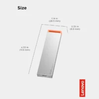 Lenovo PS8S 2TB Portable SSD | USB-C External Solid State Drive | High-Speed Portable Storage - Image 2