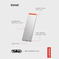 Lenovo PS8S 2TB Portable SSD | USB-C External Solid State Drive | High-Speed Portable Storage - Image 5