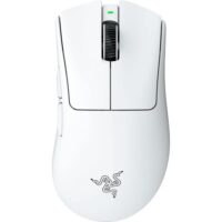 Razer DeathAdder V4 Pro Wireless Gaming Mouse White | Focus Pro 45K Gen-2 | 8000Hz | 56g | Optical Switches Gen-4