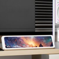 Thermalright Trofeo Vision 11.3-Inch LCD White – 1920x400 Strip IPS Secondary Monitor & PC Case Display Panel - Image 9
