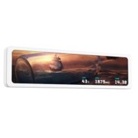 Thermalright Trofeo Vision 11.3-Inch LCD White – 1920x400 Strip IPS Secondary Monitor & PC Case Display Panel - Image 3