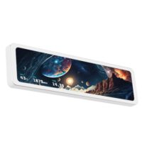 Thermalright Trofeo Vision 11.3-Inch LCD White – 1920x400 Strip IPS Secondary Monitor & PC Case Display Panel