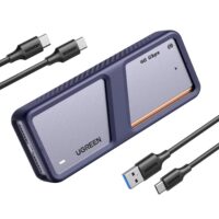 UGREEN 15976 40Gbps M.2 NVMe SSD Enclosure with Cooling Fan | USB4 | ASM2464PD | Aluminum