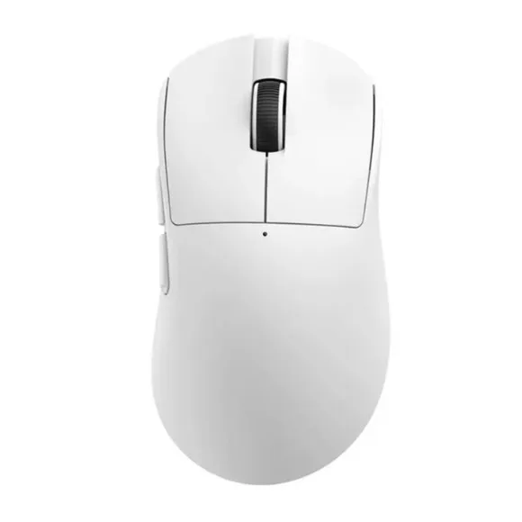 AJAZZ NJ08 MC Tri-Mode Wireless Gaming Mouse White – PixArt PAW3311 Sensor, 12,000 DPI, 1000Hz Polling Rate, RGB, Type-C Charging