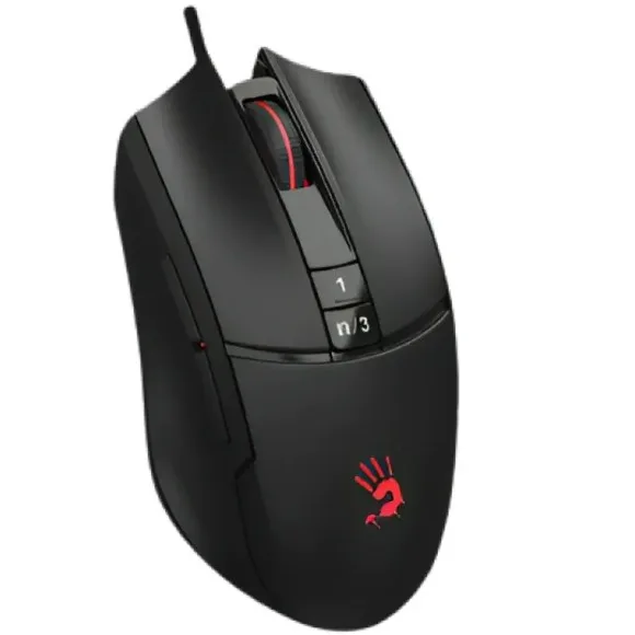 Bloody L65 Max Lightweight Gaming Mouse RGB Animation 12000 CPI - Ultra Core 3 & 4 Activated | Stone Black thumbnail 2