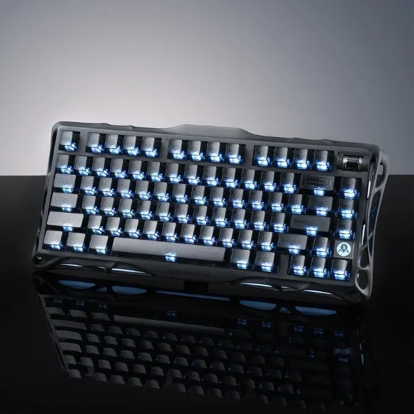 GravaStar Mercury K1 75% Wireless Mechanical Gaming Keyboard – Stealth Black RGB, Hot-Swappable Switches, 8000mAh Battery thumbnail 6