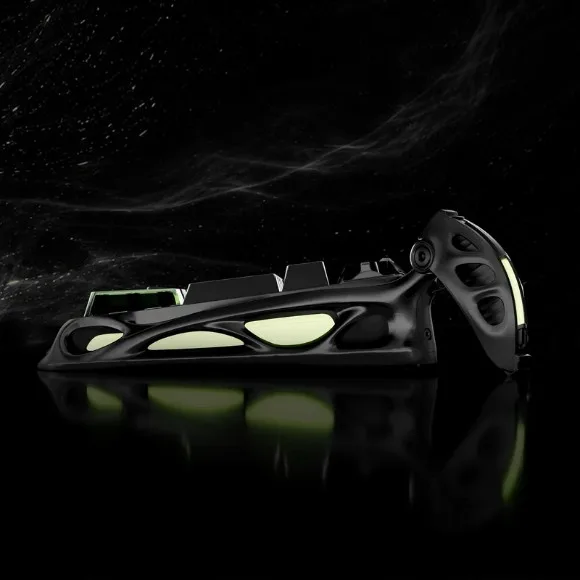 GravaStar Mercury K98 Pro Wireless Mechanical Gaming Keyboard – 98 Keys, 8000Hz Polling Rate, TFT Display, RGB - Phantom Black thumbnail 5