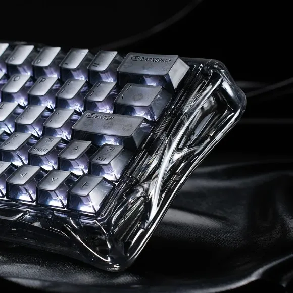 GravaStar Mercury V60 60% Magnetic Gaming Keyboard – Hall Effect Switches, 8000Hz Polling Rate, Rapid Trigger, RGB - Onyx Crystal thumbnail 6