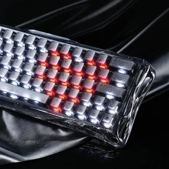 GravaStar Mercury V60 60% Magnetic Gaming Keyboard – Hall Effect Switches, 8000Hz Polling Rate, Rapid Trigger, RGB - Onyx Crystal thumbnail 4