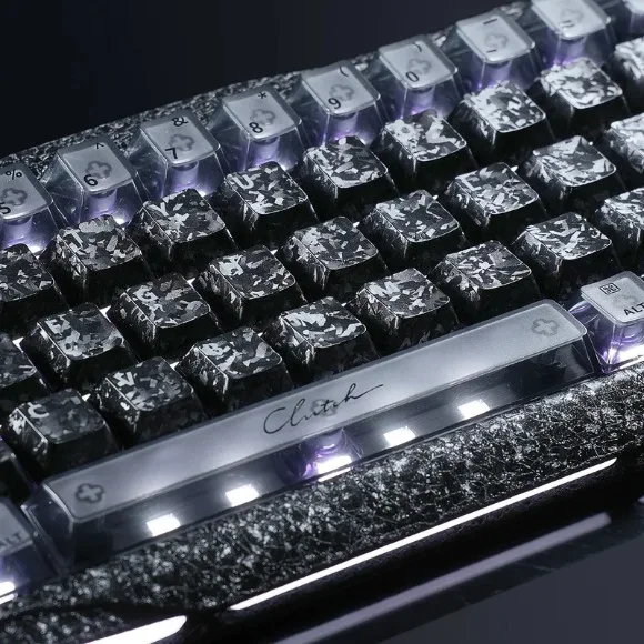 GravaStar Mercury V60 Pro 60% Magnetic Gaming Keyboard – Hall Effect Switches, 8000Hz Polling Rate, Rapid Trigger, RGB - Cyber Frost Black thumbnail 6