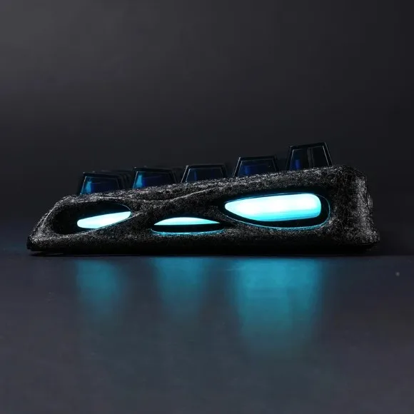 GravaStar Mercury V60 Pro 60% Magnetic Gaming Keyboard – Hall Effect Switches, 8000Hz Polling Rate, Rapid Trigger, RGB - Cyber Frost Black thumbnail 9