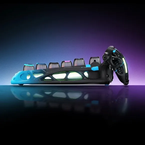 GravaStar Mercury V75 Pro Gaming Keyboard – 75% Hall Effect Magnetic Switches, 8000Hz Polling Rate, Rapid Trigger, RGB Special Edition – Neon Graffiti thumbnail 7
