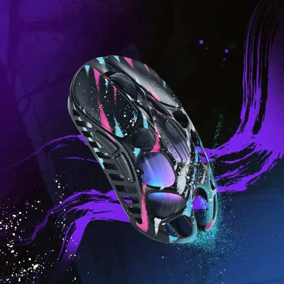 GravaStar Mercury X Pro 8KHz Wireless Gaming Mouse 32000 DPI PAW3950 Sensor, 49g Ultralight Magnesium Alloy, Tri-Mode Connectivity, RGB - Special Edition Neon Graffiti thumbnail 2