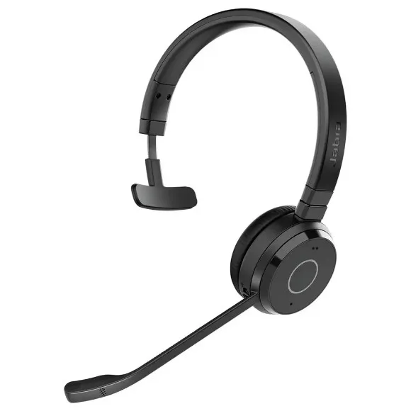 Jabra Evolve 65 TE Stereo Wireless Headset 6699-833-309 | Noise-Cancelling Microphone | 30m Wireless Range | 16-Hour Talk Time | Dual Connectivity