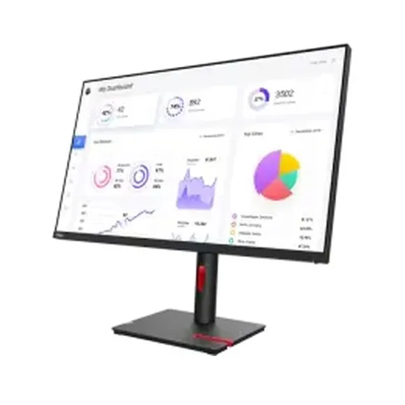 Lenovo ThinkVision T32p-30 31.5-Inch 4K UHD IPS Professional Monitor – 60Hz, 99% sRGB, USB-C 90W Power Delivery, RJ45 Ethernet thumbnail 3