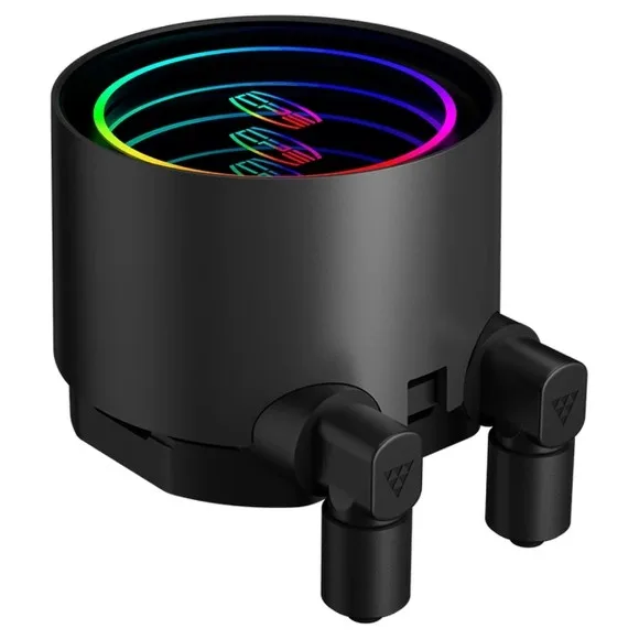 PCCOOLER DA360 V2 ARGB 360mm AIO Liquid CPU Cooler 310W TDP – 360mm Radiator, Triple 120mm ARGB Fans, Intel LGA1851/1700 & AMD AM5/AM4, Black thumbnail 3