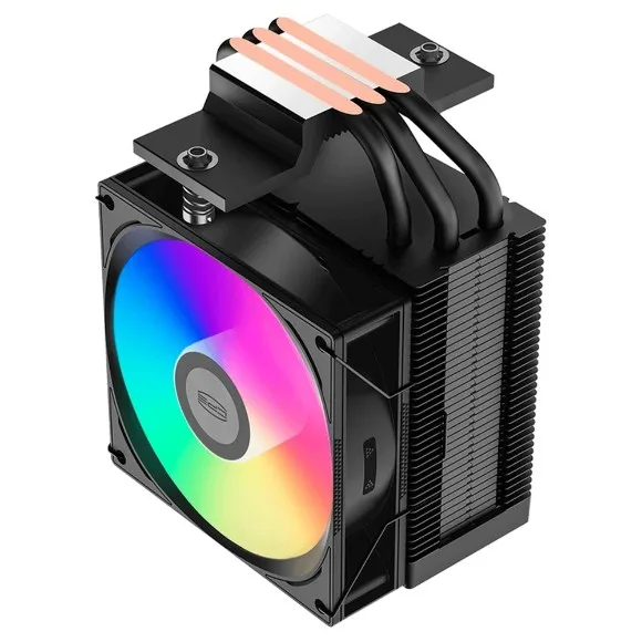 PCCOOLER R300 ARGB CPU Air Cooler 150W TDP – 3×6mm Heat Pipes, 92mm ARGB PWM Fan, Intel LGA1851/1700 & AMD AM5, Black thumbnail 3