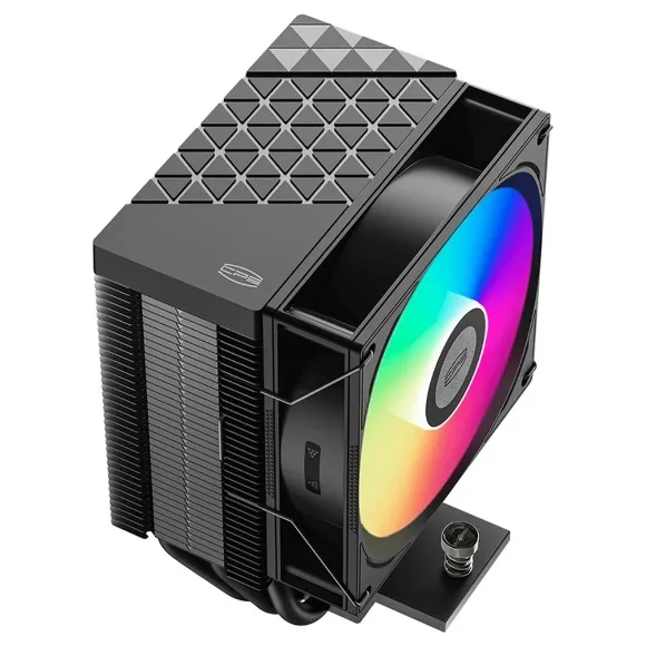 PCCOOLER R300 ARGB CPU Air Cooler 150W TDP – 3×6mm Heat Pipes, 92mm ARGB PWM Fan, Intel LGA1851/1700 & AMD AM5, Black thumbnail 2
