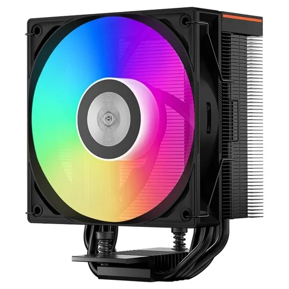 PCCOOLER RT400 Digital ARGB CPU Air Cooler 235W TDP – Digital Temperature Display, 4×6mm Copper Heat Pipes, 120mm ARGB Fan, Intel LGA1851/1700 & AMD AM5/AM4, Black thumbnail 2