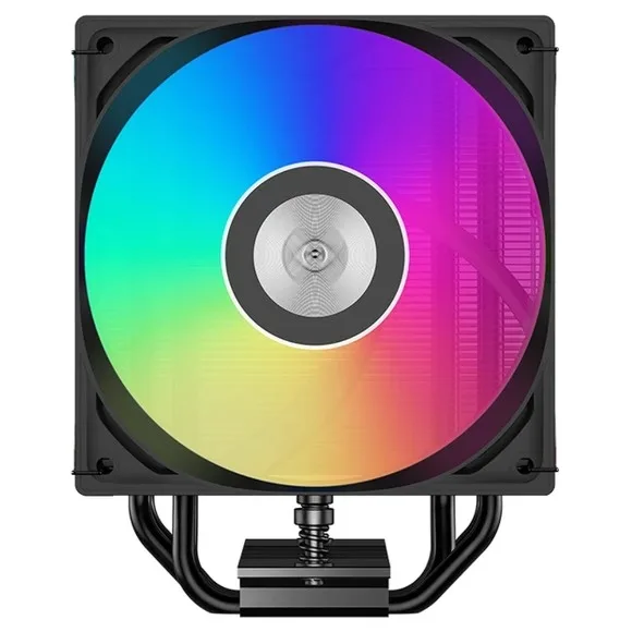 PCCOOLER RT400 Digital ARGB CPU Air Cooler 235W TDP – Digital Temperature Display, 4×6mm Copper Heat Pipes, 120mm ARGB Fan, Intel LGA1851/1700 & AMD AM5/AM4, Black thumbnail 3