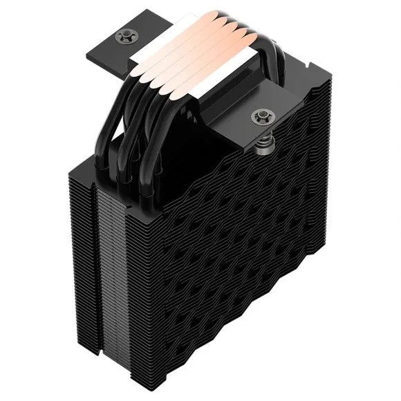 PCCOOLER RT500 Digital ARGB CPU Air Cooler 245W TDP – 5×6mm Copper Heat Pipes, 120mm PWM Fan, Digital Temperature Display, Intel LGA1851/1700 & AMD AM5/AM4, Black thumbnail 4