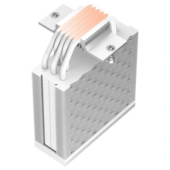 PCCOOLER RT500 Digital ARGB CPU Air Cooler 245W TDP – 5×6mm Copper Heat Pipes, 120mm PWM Fan, Digital Temperature Display, Intel LGA1851/1700 & AMD AM5/AM4, White thumbnail 4