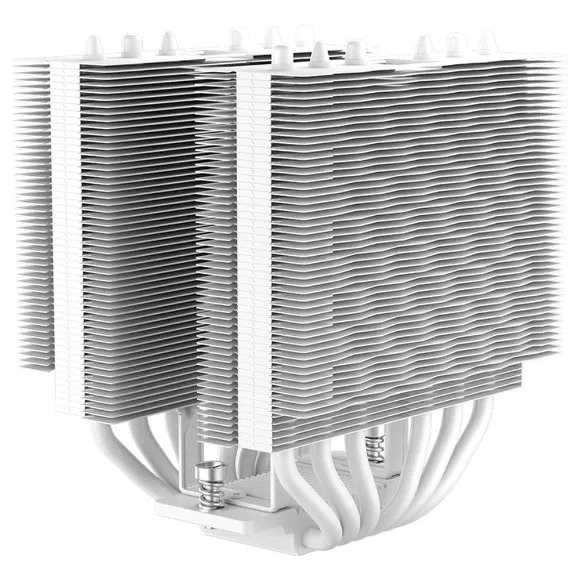 PCCOOLER RT620 PRO ARGB TC CPU Air Cooler 265W TDP – Dual Tower Design, 6×6mm Copper Heat Pipes, Dual 120mm ARGB Fans, Intel LGA1851/1700 & AMD AM5/AM4, White thumbnail 2