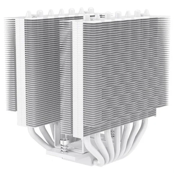 PCCOOLER RT720 ARGB TC CPU Air Cooler 270W TDP – Dual Tower, 7×6mm Copper Heat Pipes, Dual 120mm ARGB Fans, Intel LGA1851/1700 & AMD AM5/AM4 - White thumbnail 3