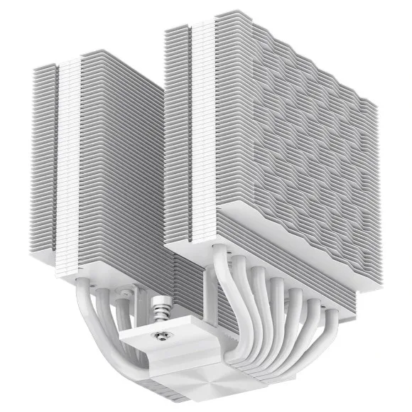 PCCOOLER RT720 ARGB TC CPU Air Cooler 270W TDP – Dual Tower, 7×6mm Copper Heat Pipes, Dual 120mm ARGB Fans, Intel LGA1851/1700 & AMD AM5/AM4 - White thumbnail 4