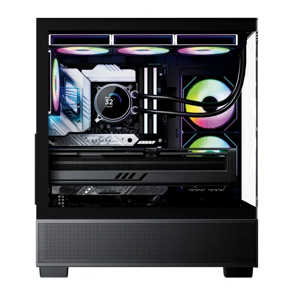 SONIC Faclon X V500R Black Gaming PC Case | 3× ARGB Fans | Tempered Glass Side Panel