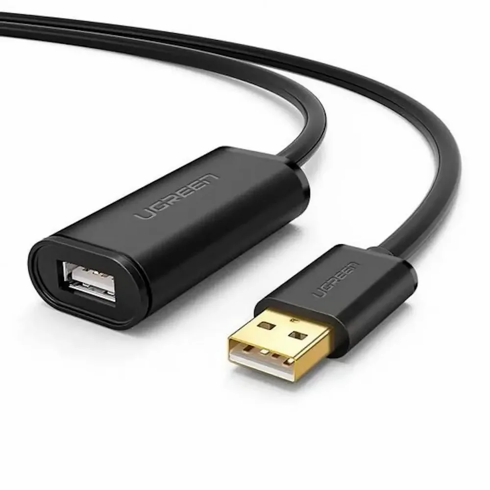 UGREEN 10323 USB 2.0 Active Extension Cable 15M – USB-A Male to Female with Signal Booster Chipset
