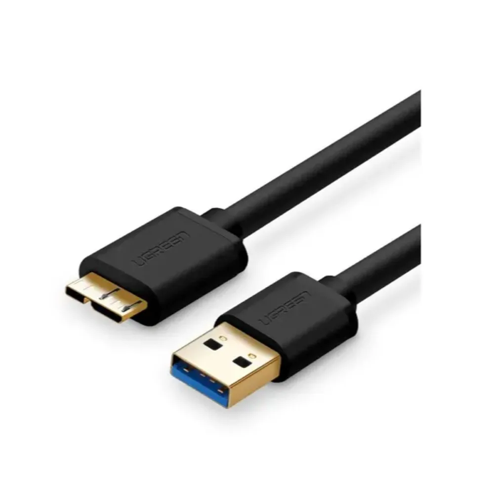 UGREEN 10843 USB 3.0 Type-A to Micro-B Cable 2M – 5Gbps High-Speed Data Transfer