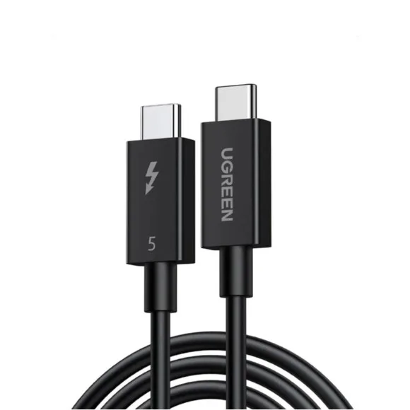 UGREEN 45996 Thunderbolt 5 USB-C Cable 1 Meter – 80Gbps Data Transfer, 240W Fast Charging, 16K Display Support